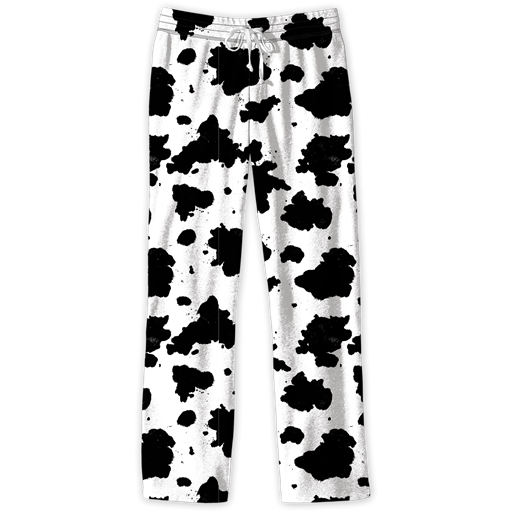 Cow Print Flare Pants